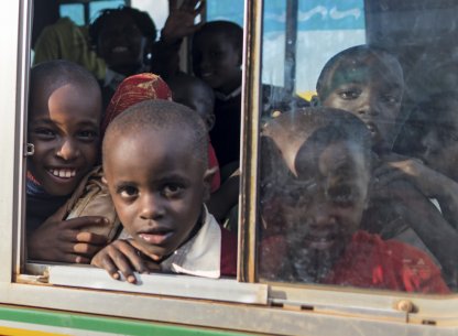 Autobus dla dzieci w Rwandzie